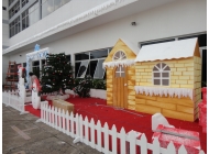 Trang trí noel - Hội chợ Tân Bình